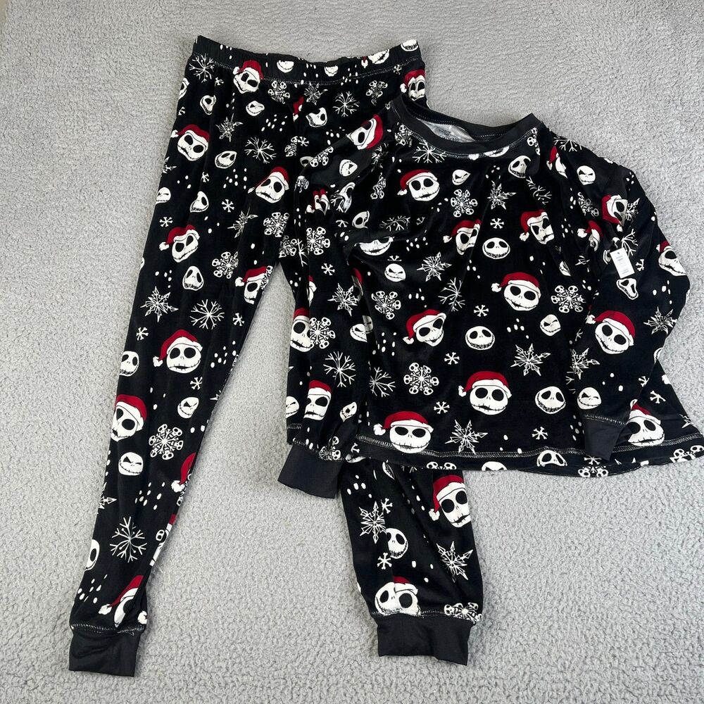 DISNEY Nightmare Before Christmas Pajama Set Kids Medium 8-10 Children 2 Piece